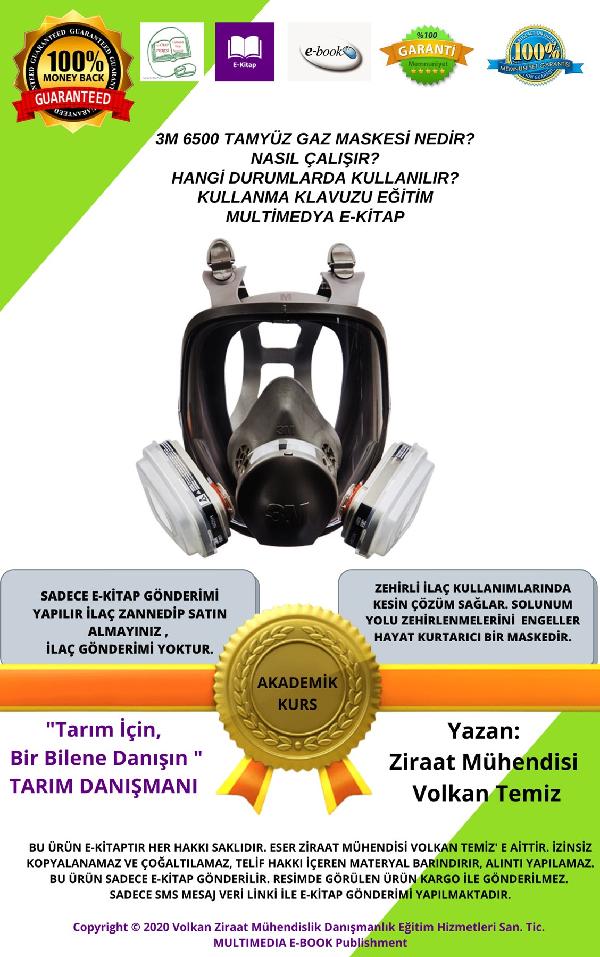 3M 6800 TAM YÜZ GAZ MASKESİ ALMANYA