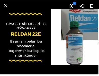 Reldan 22e tuvalet sineği öldüren ilacı