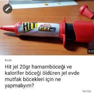 Hit jel 20gr otomatik şırıngalı böcek öldürücü