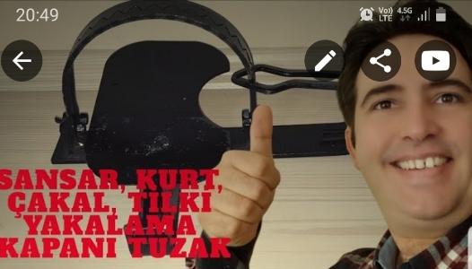 Sansar, tilki, kurt yakalama kapanı kesin sonuç